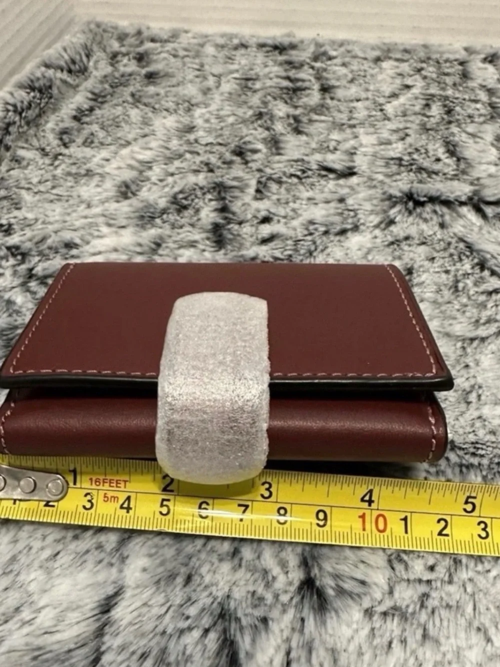 WoW! 💕 Coach Retail Store Leather Small Oxblood Color Billfold Wallet NWT! 👛